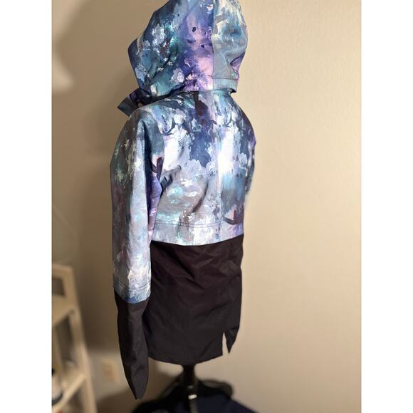 OBERMEYER Teen McKenna Jacket Multicolor artistic print & black color blocks - Picture 5 of 8